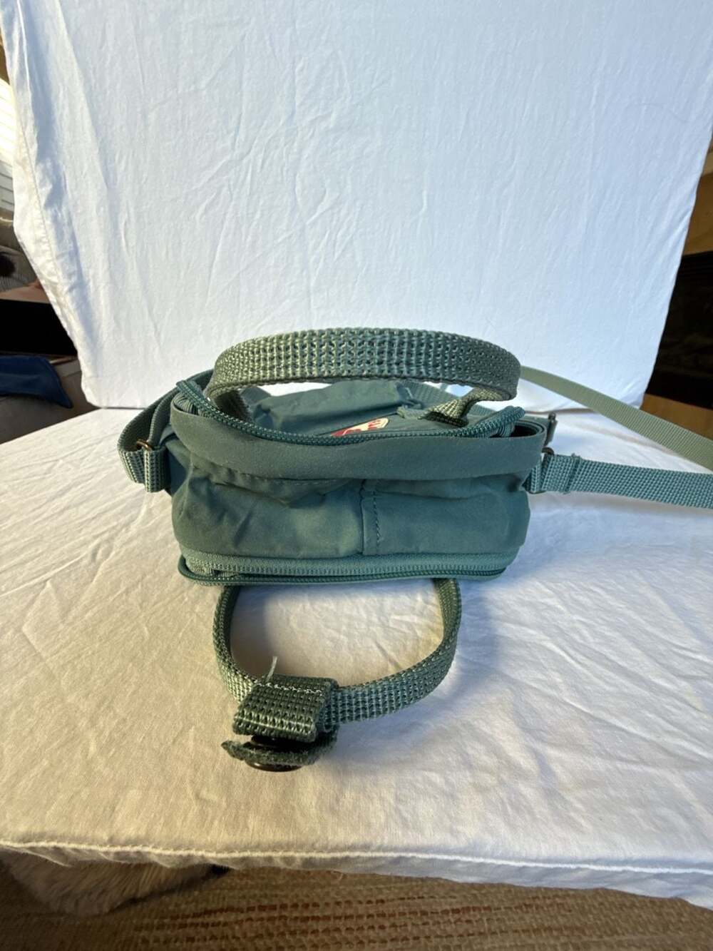 Fjallraven Kanken Sling Mini Crossbody Shoulder Bag Pack Sage Frost Green - Picture 6 of 9